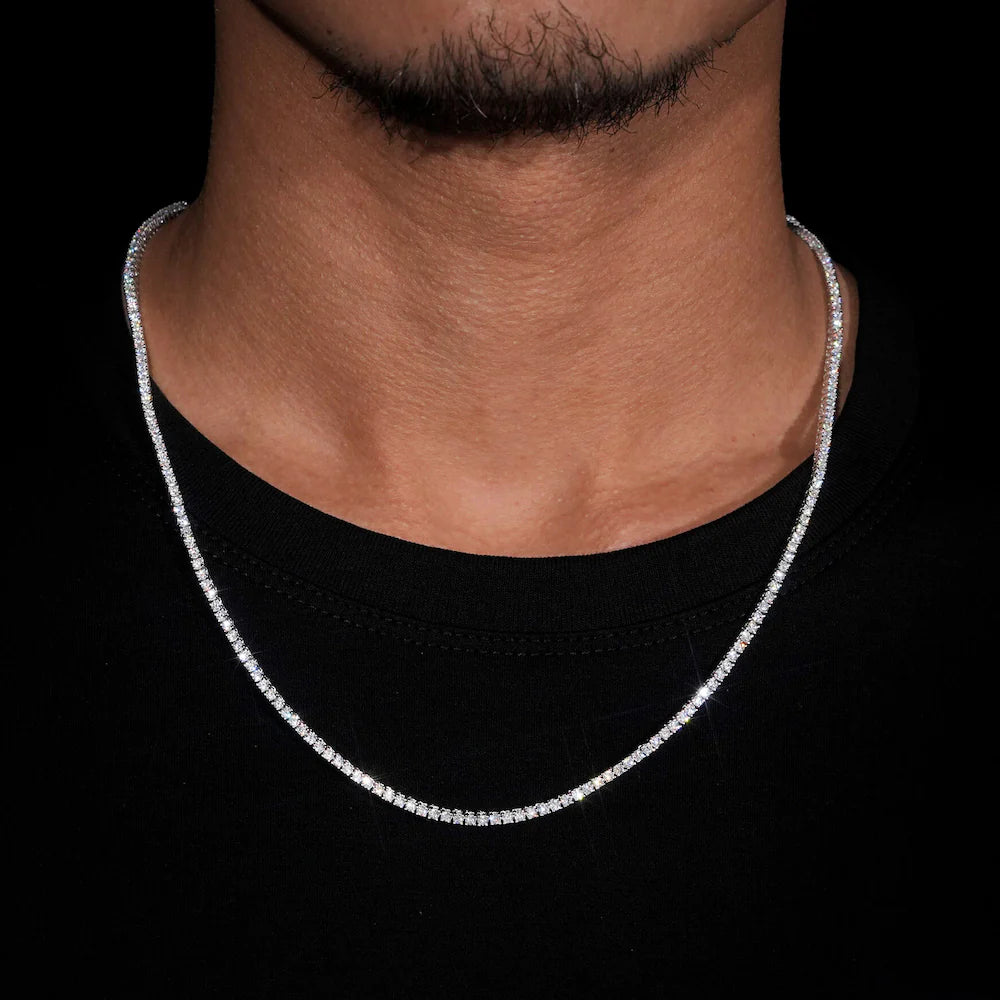 2mm VVS Moissanite Tennis Chain