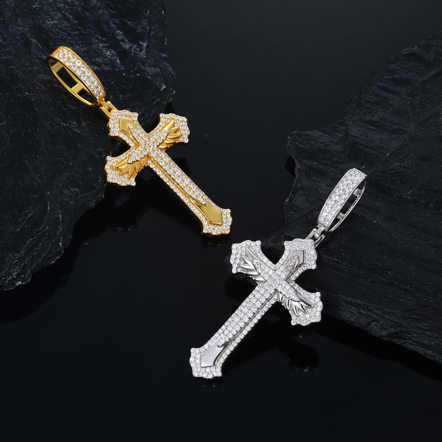 VVS Moissanite Cross Pendant