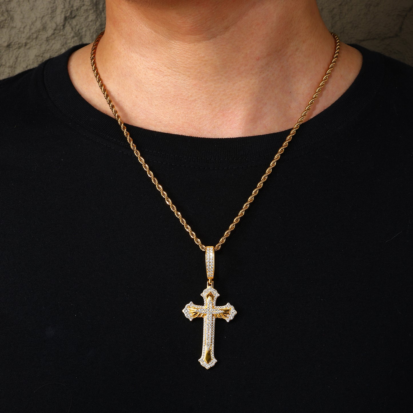 VVS Moissanite Cross Pendant