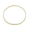 3mm VVS Moissanite Tennis Chain Gold