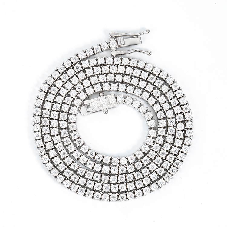 2mm VVS Moissanite Tennis Chain