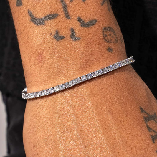3mm VVS Moissanite Tennis Bracelet