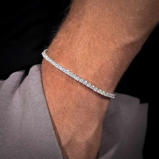 4mm VVS Moissanite Tennis Bracelet
