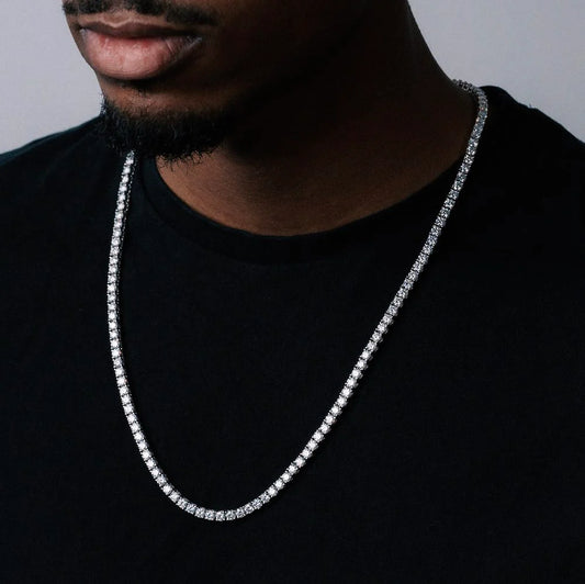 4mm VVS Moissanite Tennis Chain