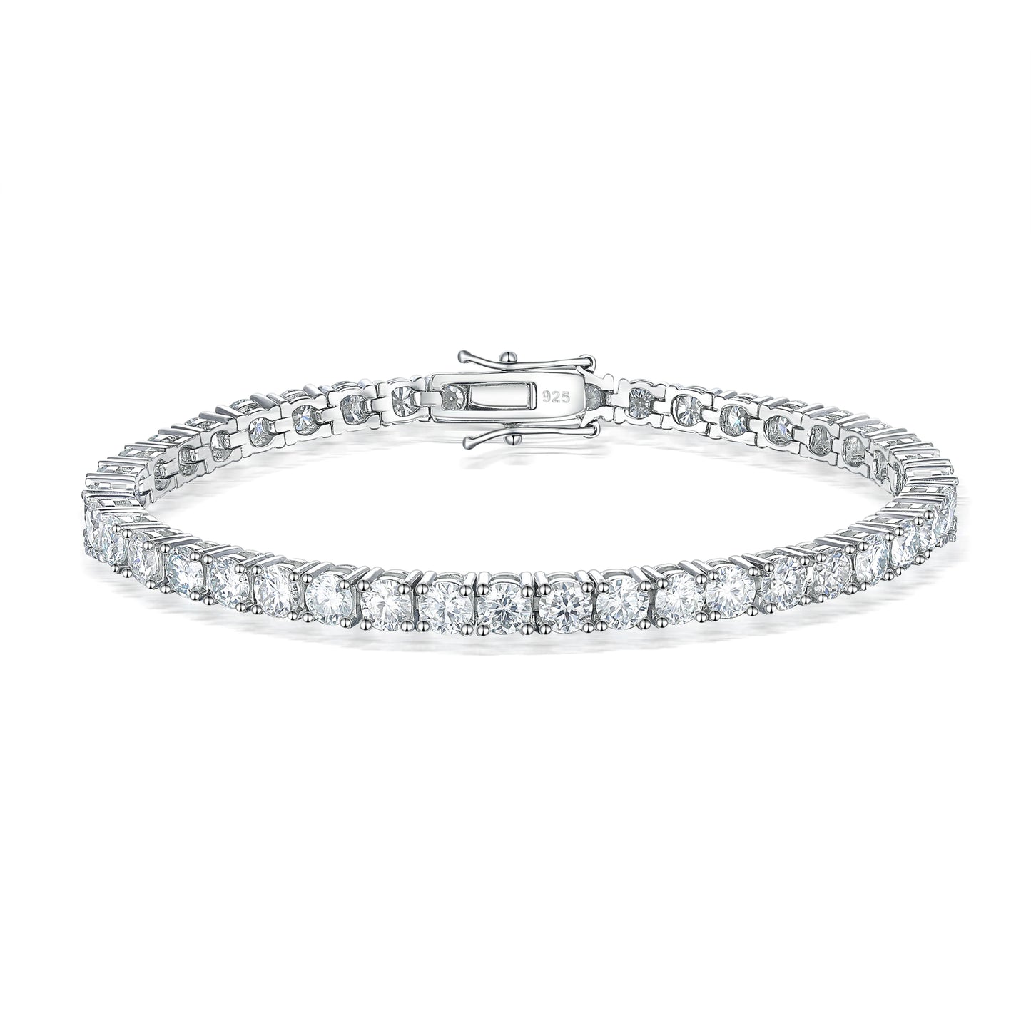 4mm VVS Moissanite Tennis Bracelet