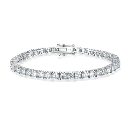 4mm VVS Moissanite Tennis Bracelet