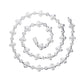 Moissanite Cross Link Chain Necklace