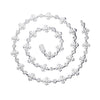 Moissanite Cross Link Chain Necklace