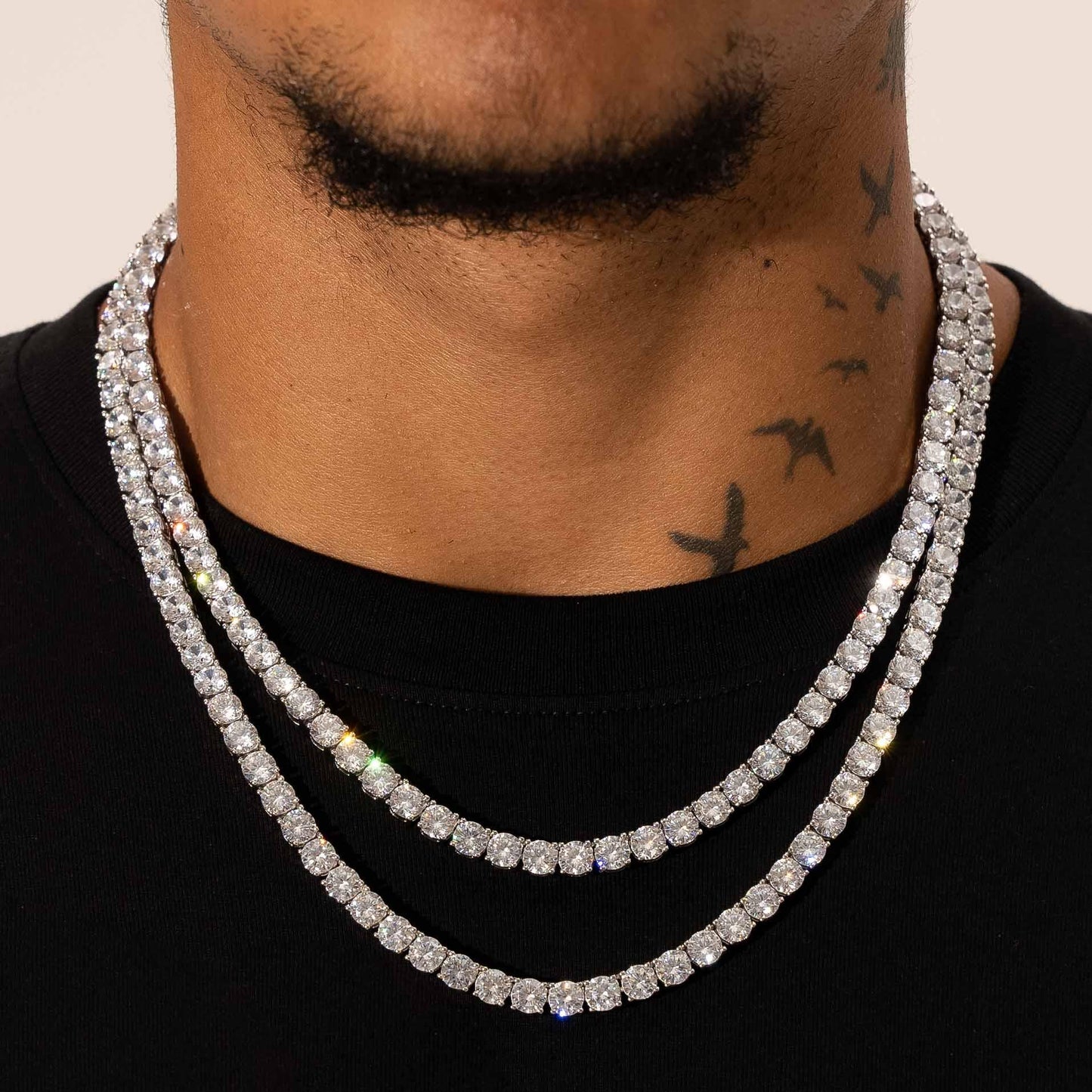 6mm VVS Moissanite Tennis Chain