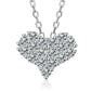 VVS Moissanite Heart Pendant