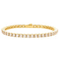 4mm VVS Moissanite Tennis Bracelet Gold