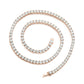 6mm VVS Moissanite Tennis Chain Rose Gold